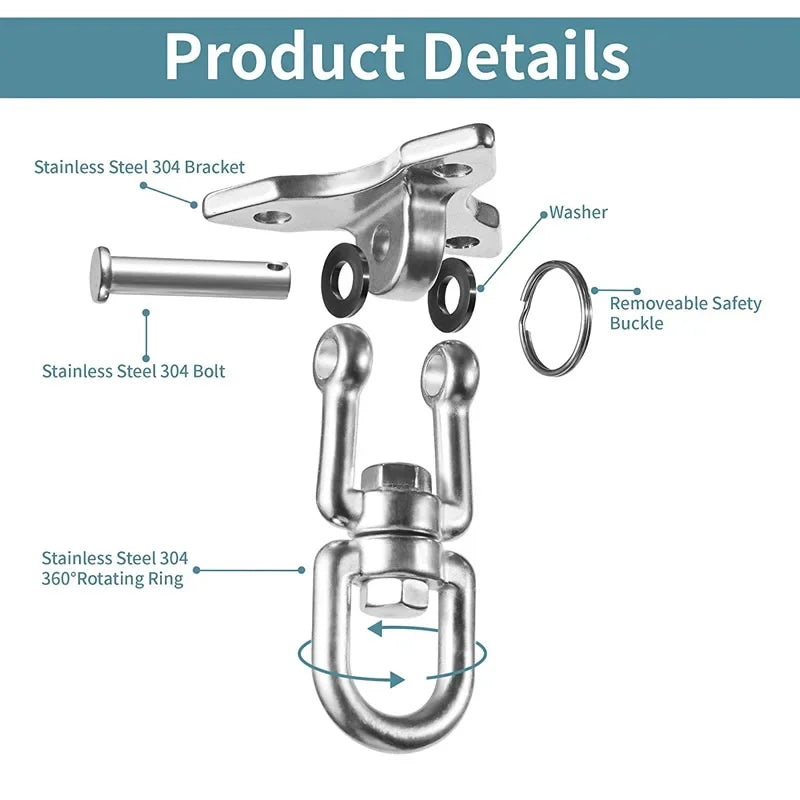 Rotating Ceiling Hook for Swings & Yoga | Flozen