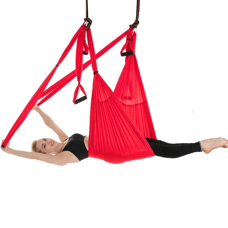 Aerial Yoga Hammock | Anti-Gravity Swing, Adjustable Height - Flozen 