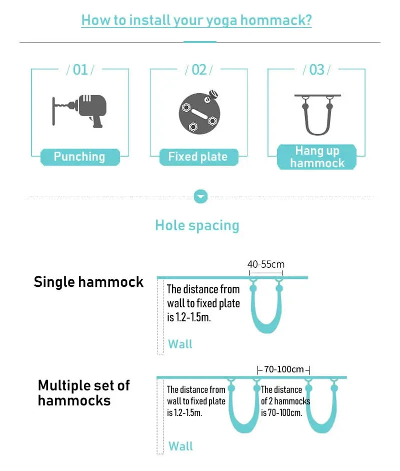 Aerial Yoga Hammock | Anti-Gravity Swing, Adjustable Height - Flozen 